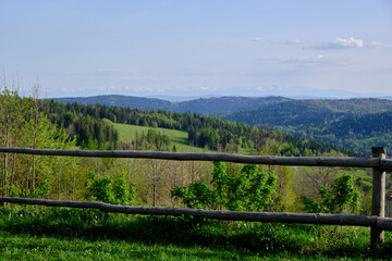 The Makow Beskids. Landsape, near Bogdanowka