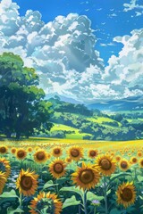 Obraz premium flower background