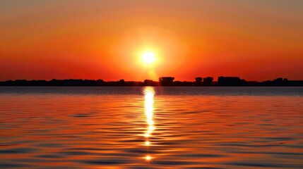 Fototapeta premium Beautiful sunset sky