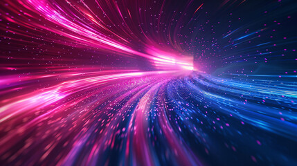 Naklejka premium Dynamic fluid color gradient background, abstract KV main visual business PPT background