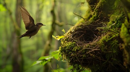 bird in the grass