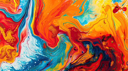 Multicolored abstract background with vibrant colors