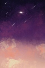 background with stars