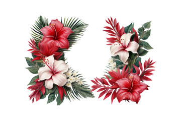 Customized Photo Frame isolated on transparent background.