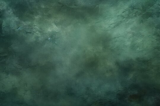 Mysterious and moody abstract green textured background with dark vintage grunge pattern and artistic rough surface for sophisticated design and creative website graphic elements