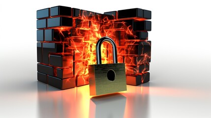 A firewall is a network security system that protects a private network from unauthorized access