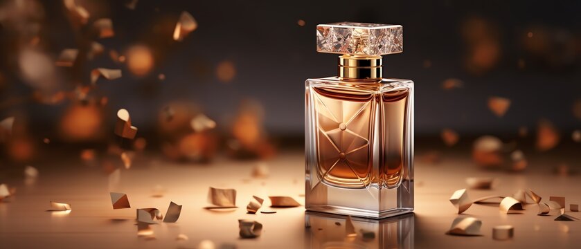 Highquality product bottle of perfume shot against a clean background A crisp, welllit image of a single product on a neutral background, letting the item speak for itself
