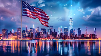 USA independent day and memorial day background