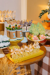 Beautiful banquet for a kid's birthday party