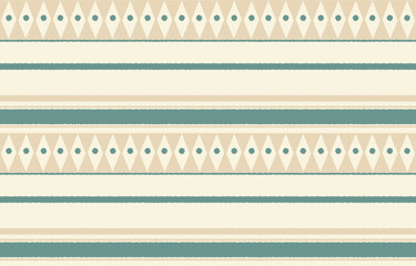 Geometric ethnic oriental ikat seamless pattern  color oriental. Aztec ornament print. Design for background ,curtain, carpet, wallpaper, clothing, wrapping, Batik, vector illustration.