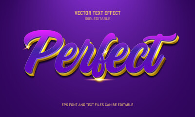 Perfect editable text effect trending style modern