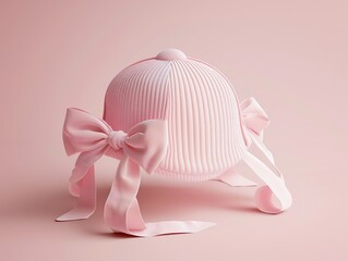 A 3D render of a baby shower cap