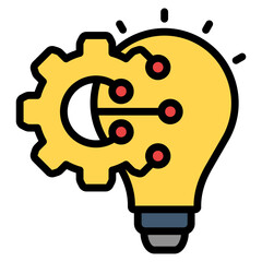 Innovation Icon Element For Design