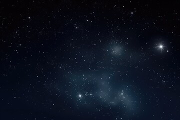 Obraz premium Beautiful starry night sky. Evening panorama in blue tones