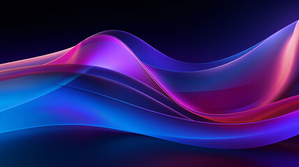 3D rendering wavy line texture, abstract kv main visual business PPT background