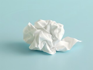 A realistic 3D render of a baby nose wipes