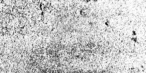 Black and white Dust overlay distress grungy effect paint. Black and white grunge seamless texture. Dust and scratches grain texture on white and black background.	