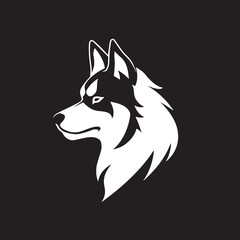 Fototapeta premium Dog Angry Vector, Cat Vector, Logo Simple