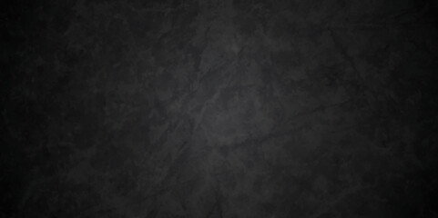 Obraz premium Dark black slate texture in natural pattern with high resolution for background wall. Black abstract grunge background. Dark rock texture black stone. Background of blank natural aged blackboard wall.