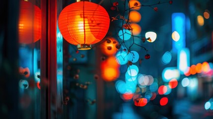  Lanterns, US innovation, cyber artistry, contemporary street photography, 4k