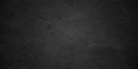 Dark black stone wall grunge backdrop texture background. monochrome slate grunge concrete wall black backdrop vintage marbled textured border background.