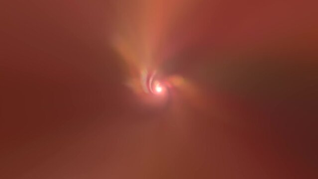 time travel tunnel infinite vortex with bright light center, abstract swirling motion