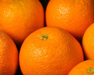 oranges on the market