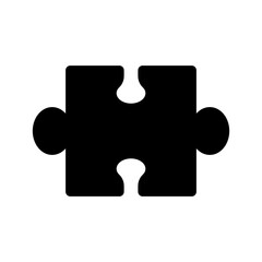 Puzzle Icon Vector Symbol Design Illustration