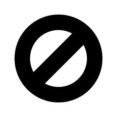 Block Icon Vector Symbol Design Illustration