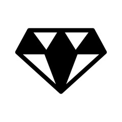 Gemstone Icon Vector Symbol Design Illustration