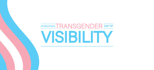 Fototapeta premium Showcasing Beauty The Aesthetic of International Transgender Day of Visibility
