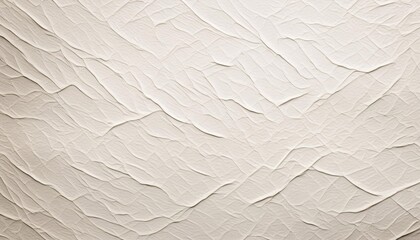 Dynamic, abstract texture of crumpled white paper captured in high resolution