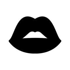 Lips Icon Vector Symbol Design Illustration