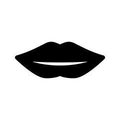 Lips Icon Vector Symbol Design Illustration