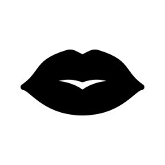 Lips Icon Vector Symbol Design Illustration