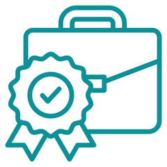 Obraz premium Work Quality Icon Element For Design