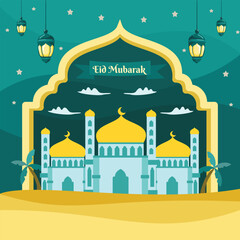 Islamic Background for Eid Mubarak