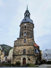 Saint Johannis Church in Bad Schandau, Saxony, Germany
