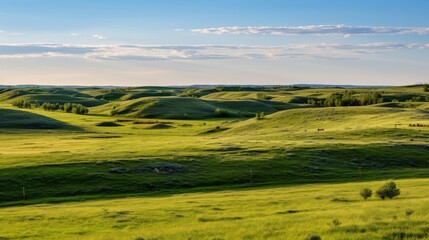 Obraz premium Wide-open plains setting