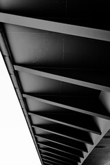 Fotografía abstracta blanco y negro contraste