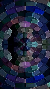 3D animation vertical beautiful video color pink abstract bright light energy 4K of smooth lines waves glittering light effect for background