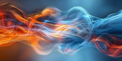 Fluid abstract shapes representing business agility and strategic adaptability. Concept Fluid Abstractions, Business Agility, Strategic Adaptability, Shapes, Adaptability