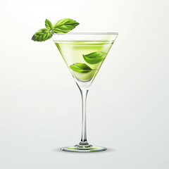 Delicious Cocktail with Fresh Mint