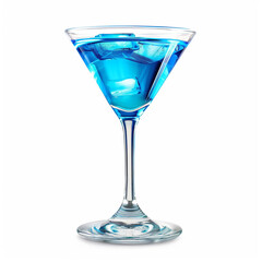 Elegant Blue Drink for Summer Celebrations