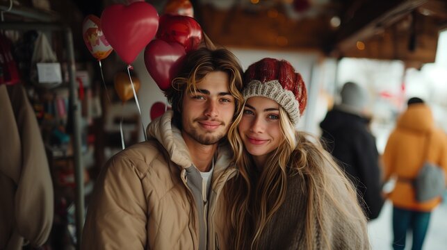 Casal feliz dia dos namorados e natal