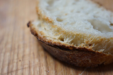crunchy rustic French baguette
