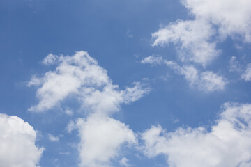 Sky and clouds and sunlight