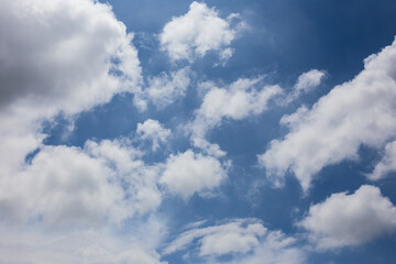 Sky and clouds and sunlight