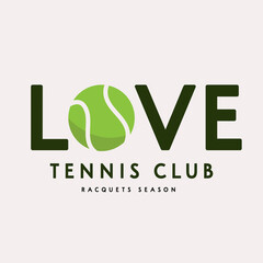 tennis logo, tennis club,tennis ball