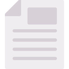 Obraz premium page Flat Icon